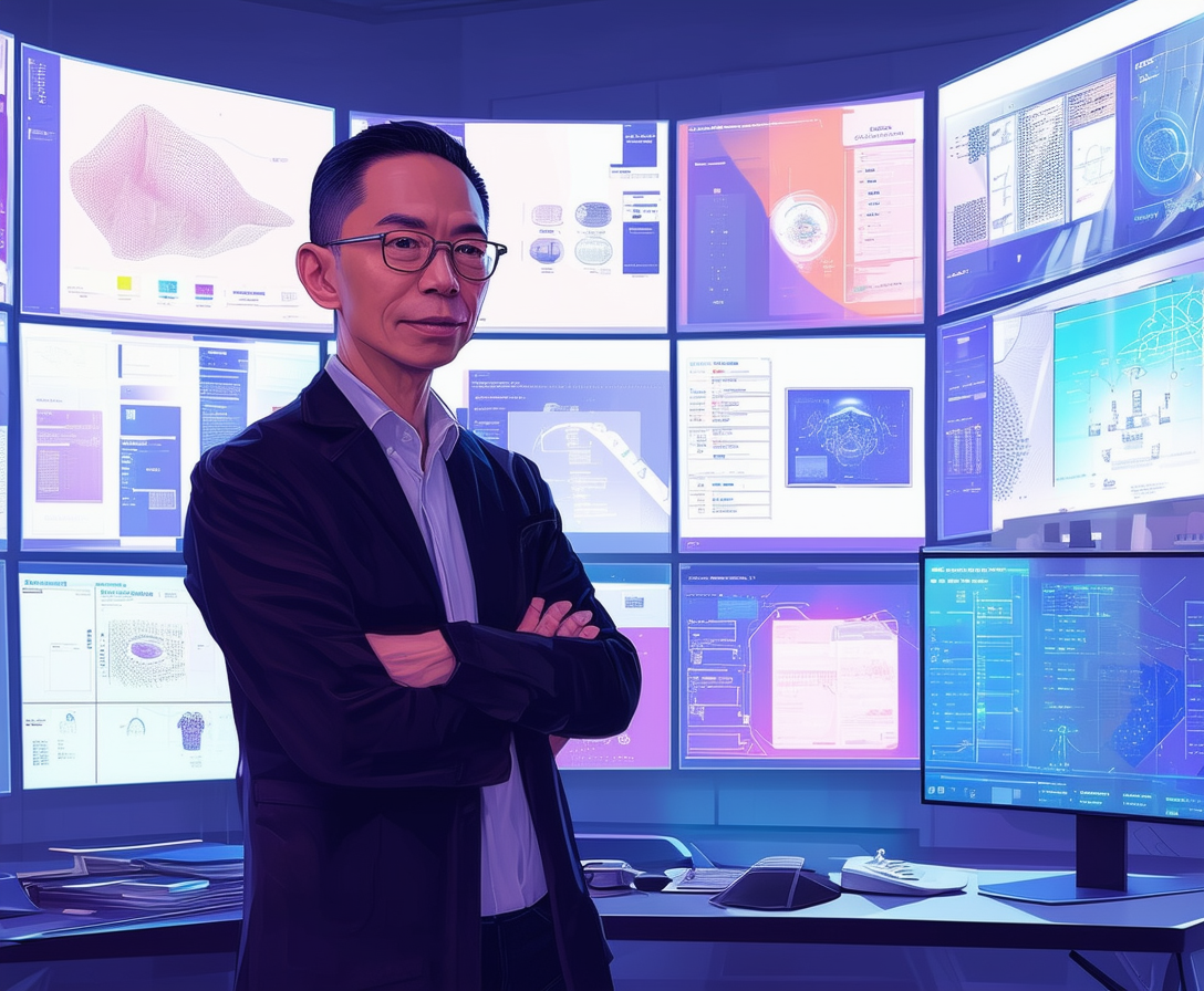 AI-generated image of John Maeda
