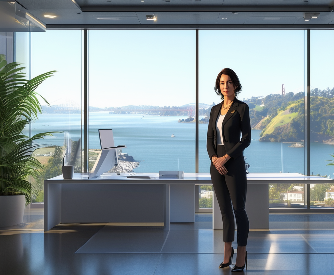 AI-generated image of Ozlem Peksoy Bishop